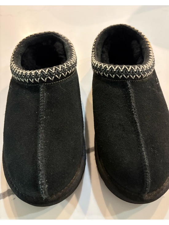 UGG Shoes - UGG Black Suede Tasman Slip On Slippers Shoes, 8/39